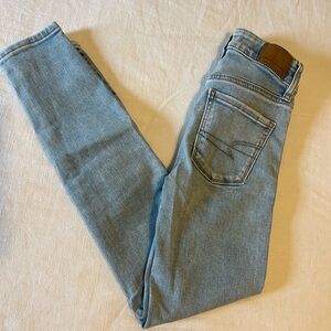 American Eagle Outfitters Light Blue Skinny Jeans